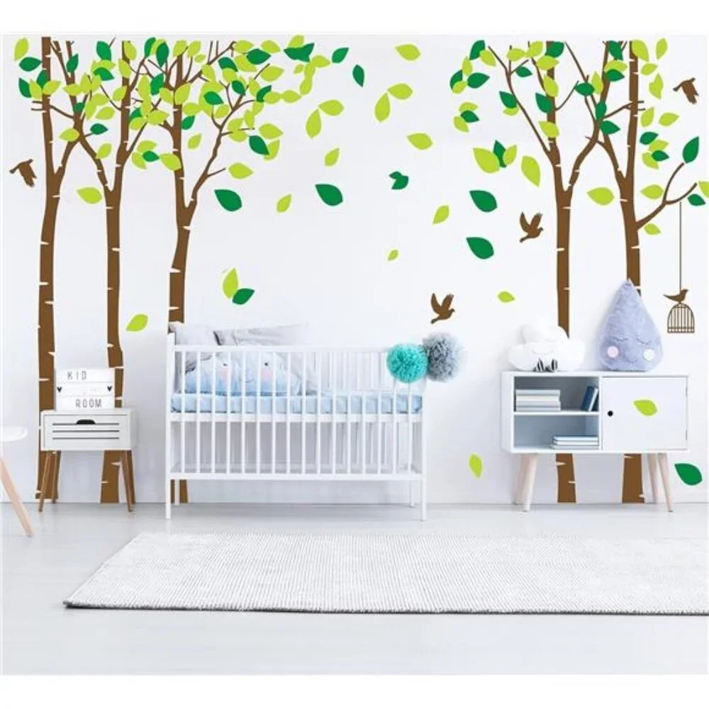 Giant Jungle Tree Wall Decal Nursery Bedroom Removable Vinyl Wall Sticker Kids